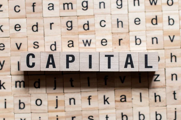 Concepto de palabra capital —  Fotos de Stock