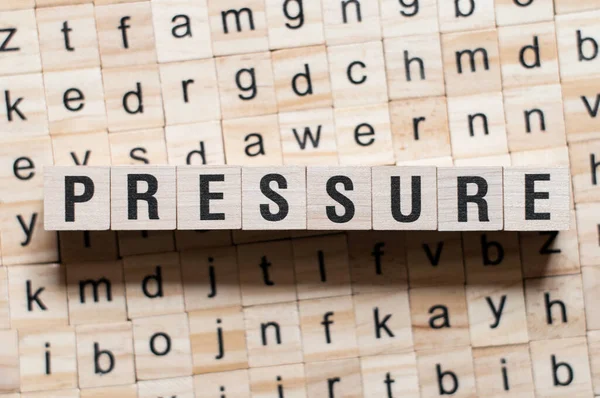 Pressure word concept — Stock Photo, Image
