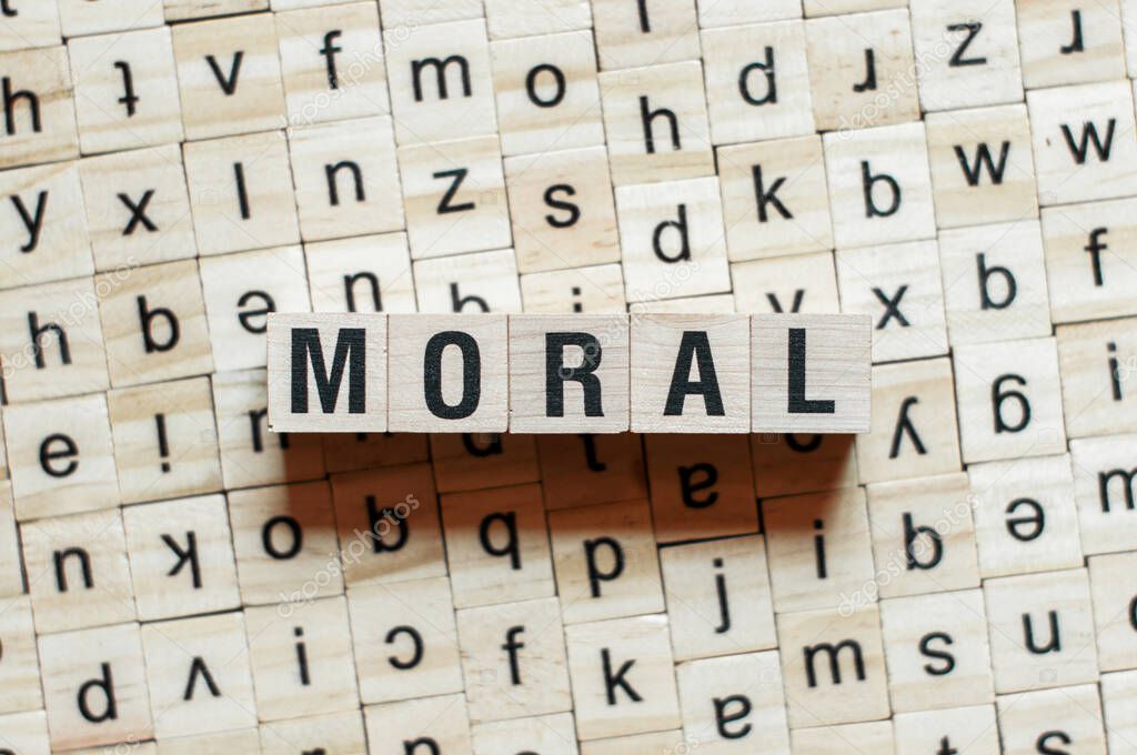 Moral word concept