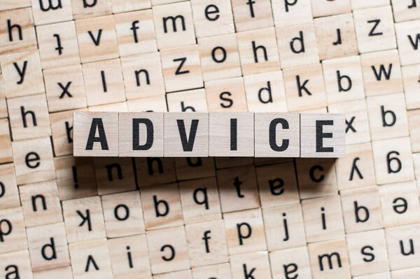 Advice word concept
