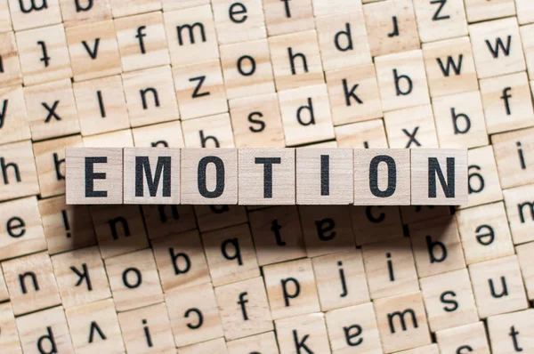 Emotion word concept — Stock Photo, Image