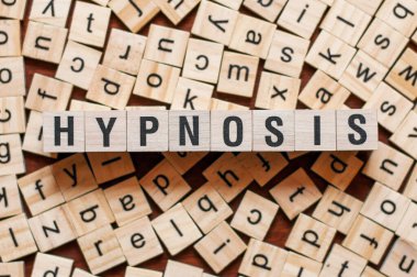 Hypnosis word concept clipart