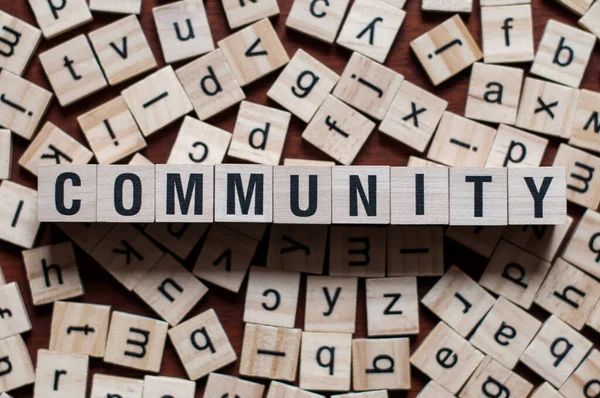 Topluluk sözcük kavramı — Stok fotoğraf