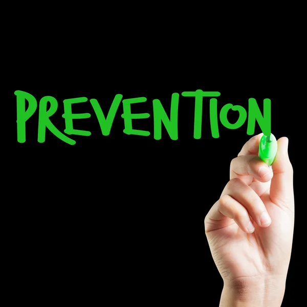 Hand written PREVENTION concept — Stock Photo, Image