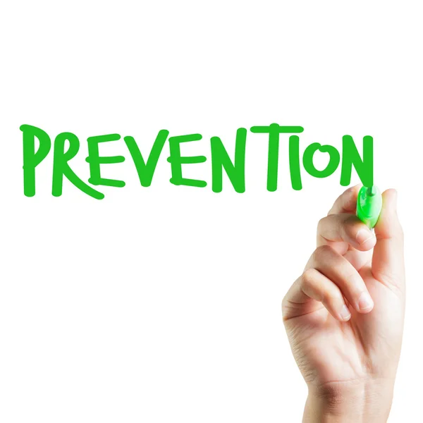Hand written PREVENTION concept — Stock Photo, Image