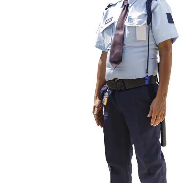 Επαγγελματική ασφάλεια φρουρά στην εξωτερική — Φωτογραφία Αρχείου