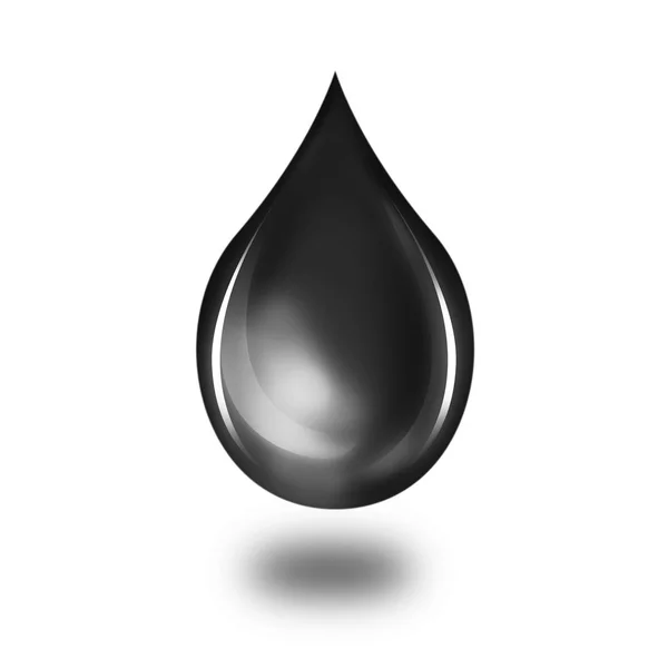 Olja droppar illustration — Stockfoto