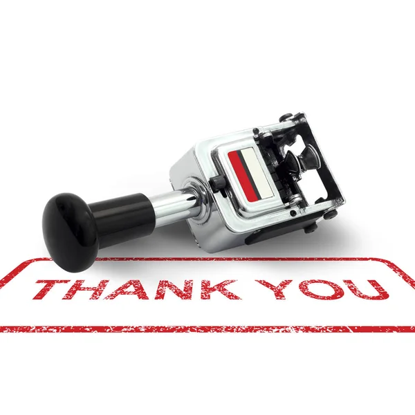 Rubber Stamp on a white background — Stock Photo, Image