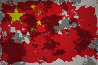 Çin, grunge bayrak