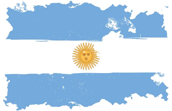 Argentyna, flaga grunge — Zdjęcie stockowe