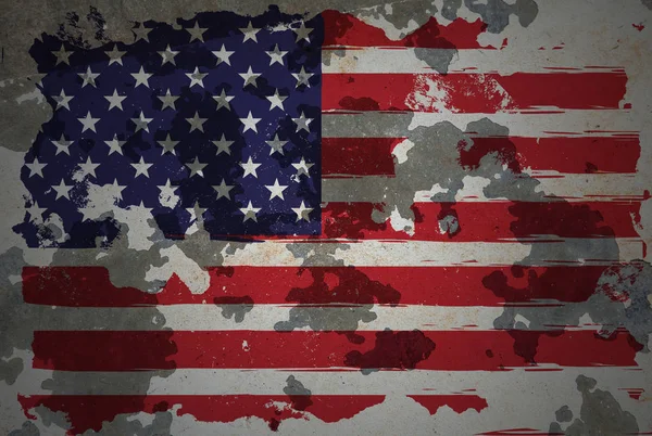 América, bandeira grunge — Fotografia de Stock