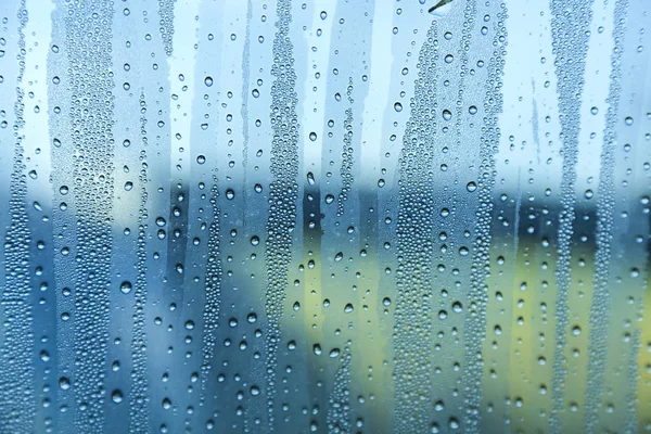 Chuva no vidro — Fotografia de Stock