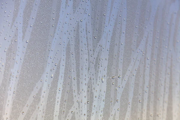 Regen auf dem Glas — Stockfoto