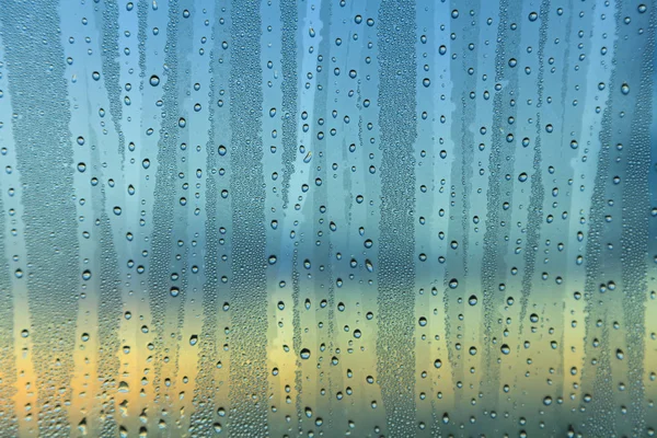 Regen auf dem Glas — Stockfoto