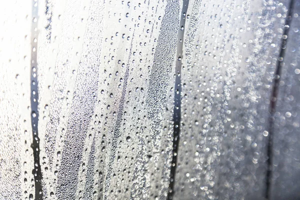 Regen auf dem Glas — Stockfoto