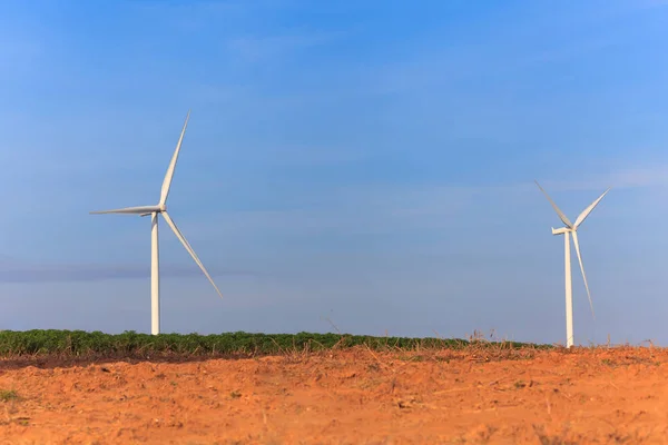 Turbina eólica Gerador de energia Fazenda — Fotografia de Stock