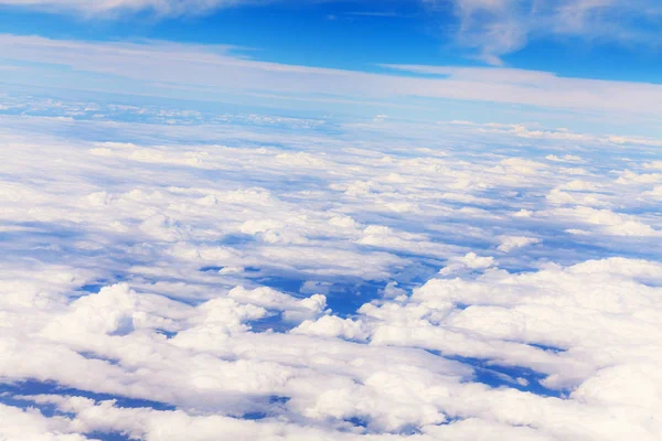 Beautiful Sky view through plane window — Stock Photo, Image
