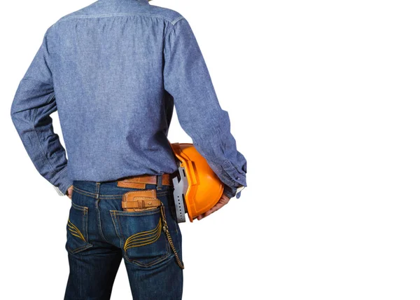 Cropped view of construction worker — Stock Photo, Image