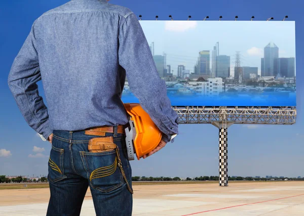 Cropped view of construction worker — Stock Photo, Image