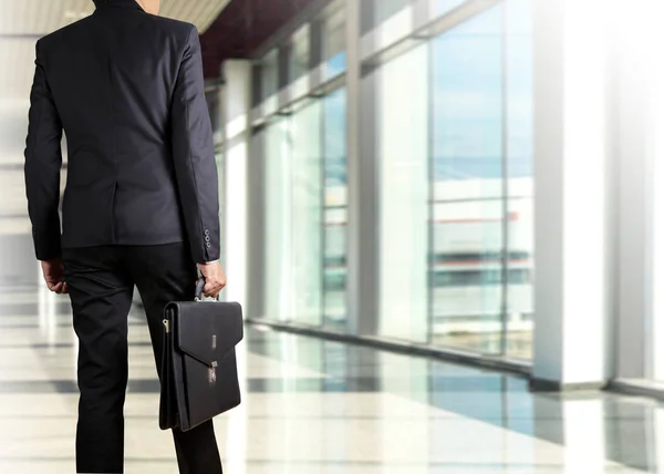 Businessman holding a briefcase — Stock Photo, Image