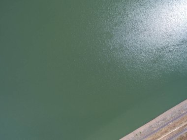 Hava üstten görünüm su yüzey arka plan 