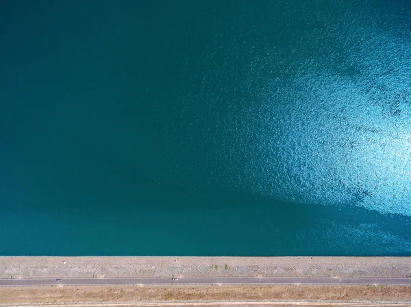 Luftaufnahme Wasseroberfläche Hintergrund — Stockfoto