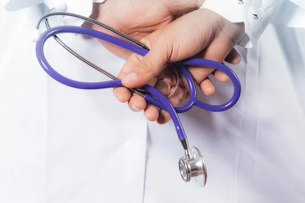 Healthcare And Medicine, Doctor with stethoscope — Stock Photo, Image