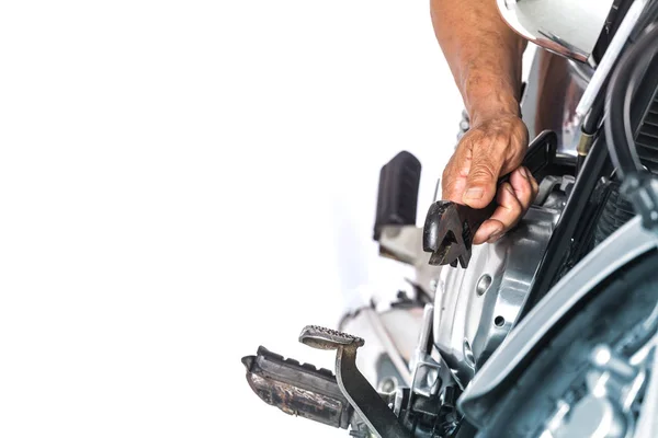 Mecánico de motocicletas, Técnico — Foto de Stock