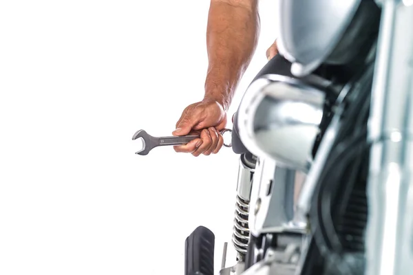 Technik mechanik motocyklů — Stock fotografie