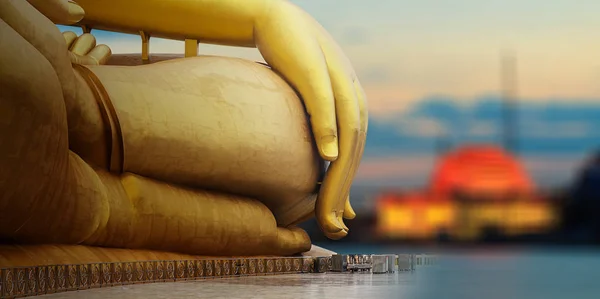 Mano del Gran Buda en Tailandia — Foto de Stock