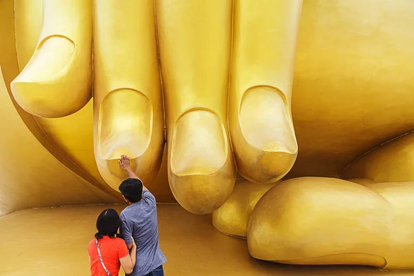Tayland büyük Buda'nın eli — Stok fotoğraf