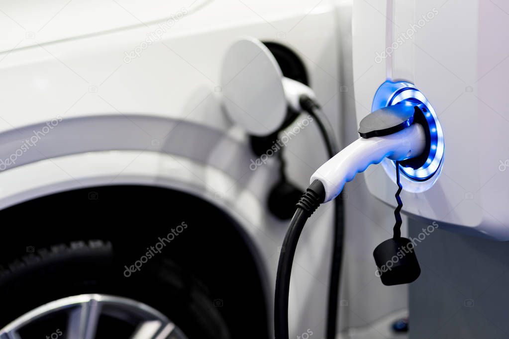 Charging an electric car battery access to vehicle electrificati