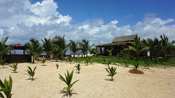 Cabaña de playa en la isla de sal — Foto de Stock