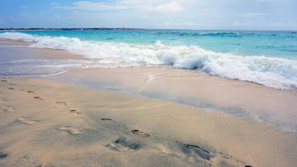 Praia tropical em África — Fotografia de Stock