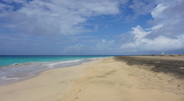 Praia tropical em África — Fotografia de Stock