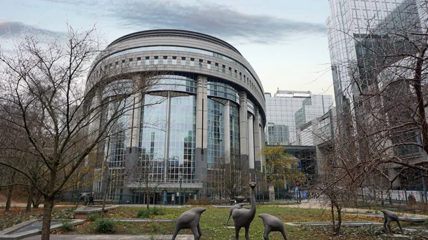 Parlamento Europeu em Bruxelas — Fotografia de Stock
