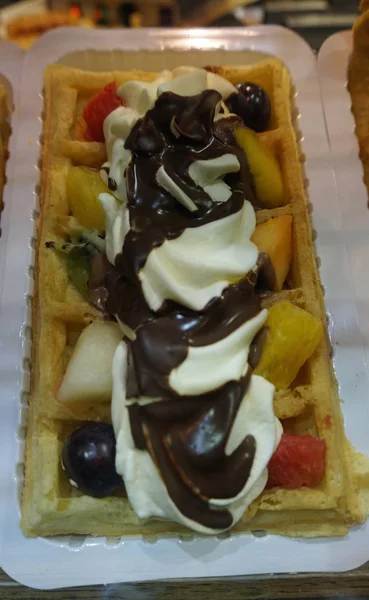 Belgijski wafel z Belgii — Zdjęcie stockowe