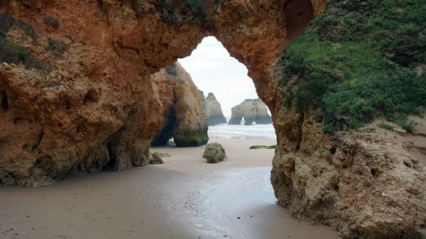 Costa do Algarve em Portugal — Fotografia de Stock