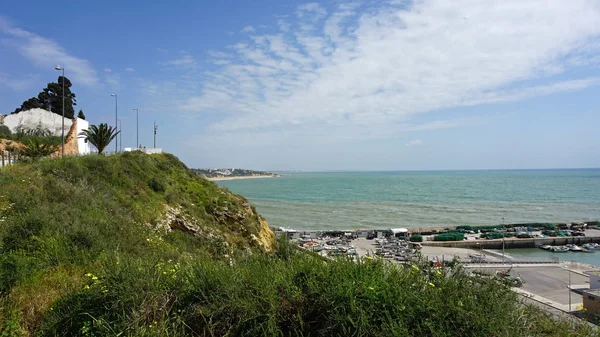 Pequeño puerto viejo de albufeira en portugal — Foto de Stock