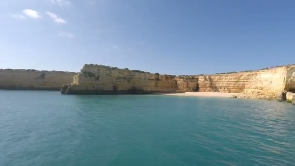 Algarve tekne turu — Stok video