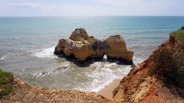 Portekiz 'de Algarve Sahili
