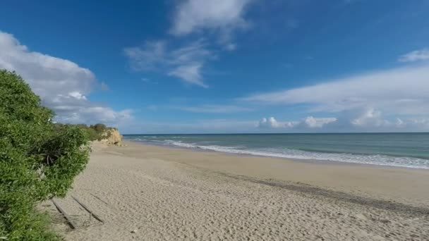 Praia de oura em portugal — Vídeo de Stock