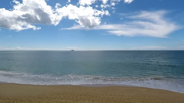アルマカオ ・ デ ・ ペラ ビーチ — ストック動画