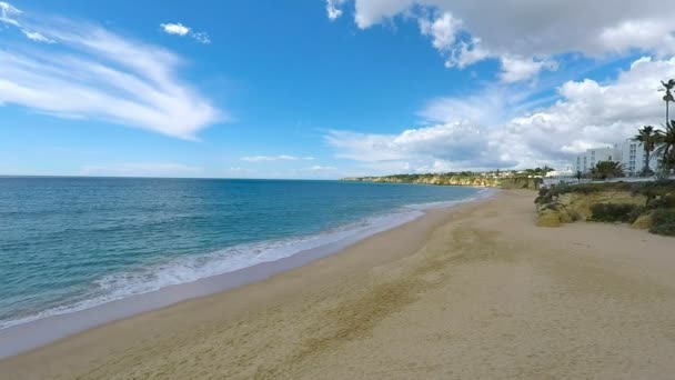 Καταπληκτική ακτή algarve της Πορτογαλίας στο άνοιξη — Αρχείο Βίντεο