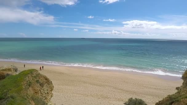 Prainha beach at the algarve — Stock Video