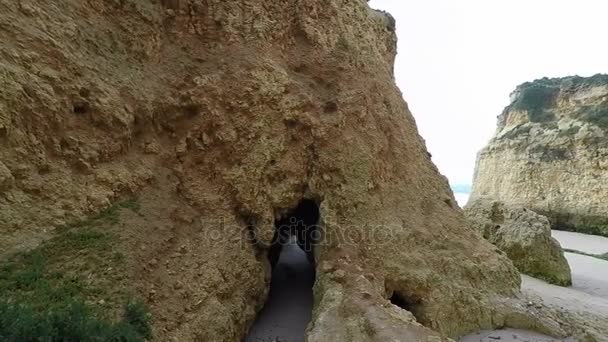 Playa de prainha en el algarve — Vídeos de Stock