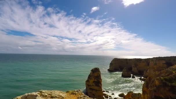 Praia de marinha — стокове відео