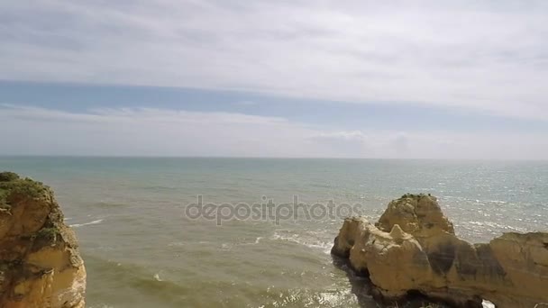 野生的阿尔加维沿海 — 图库视频影像