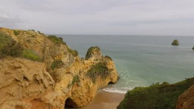 Algarve kıyısında lagos yakınındaki