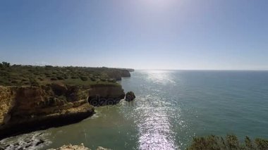 Algarve kıyısında lagos yakınındaki